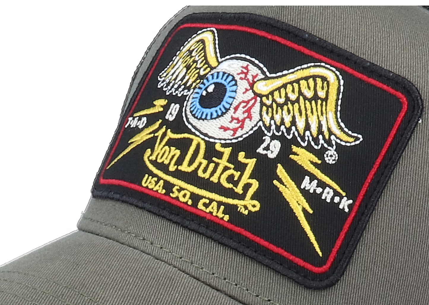 VonDutch VD Eye Military/Black Trucker