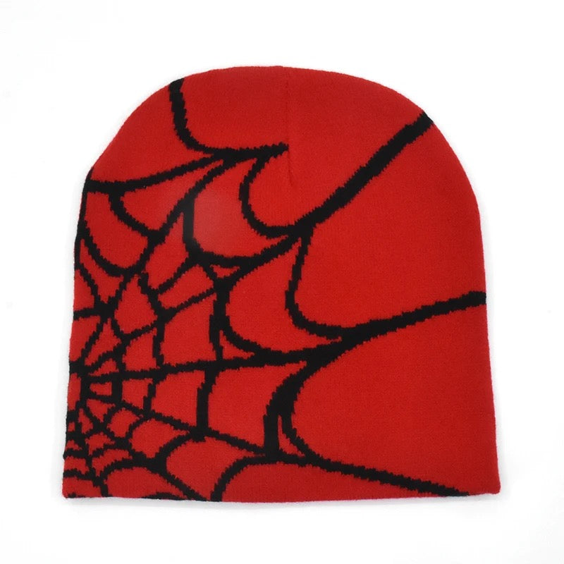 Web goth beanie