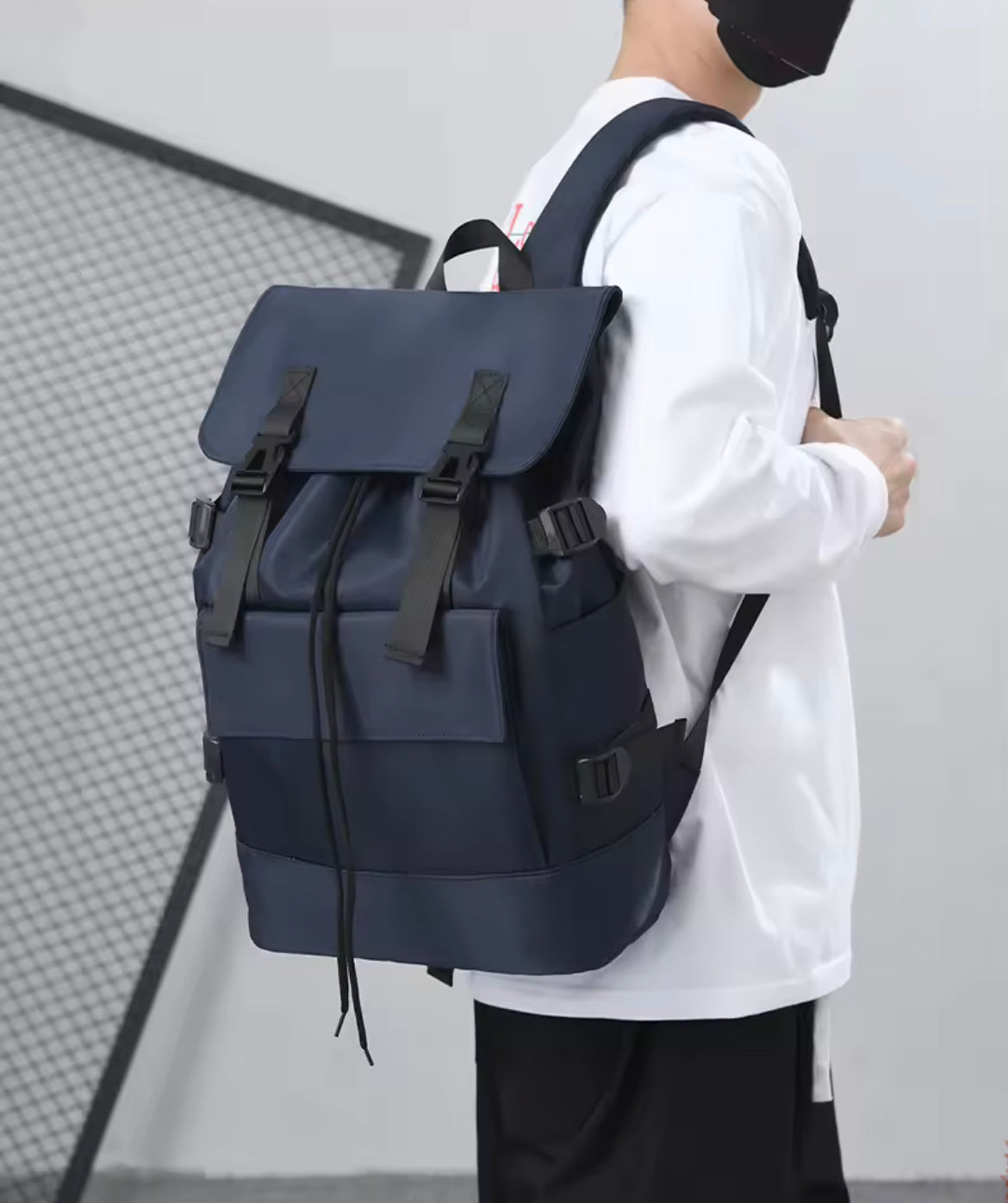 Vintage explorer oxford cloth backpack