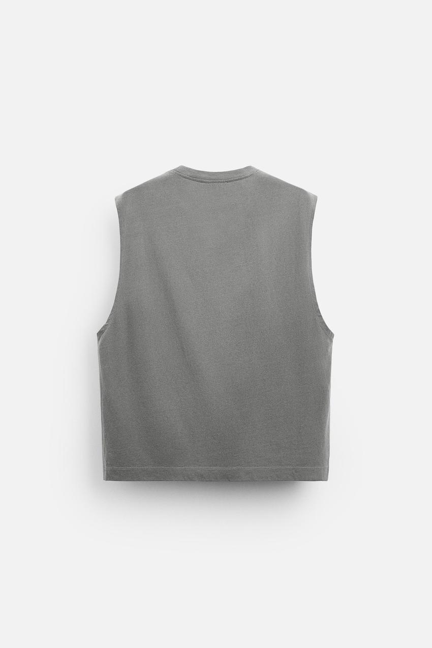 Zara Loose fit sleeveless tee