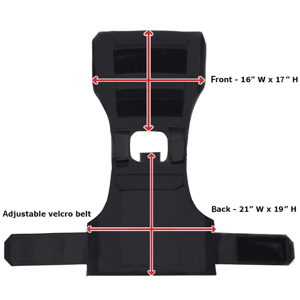 Tactical vest in black