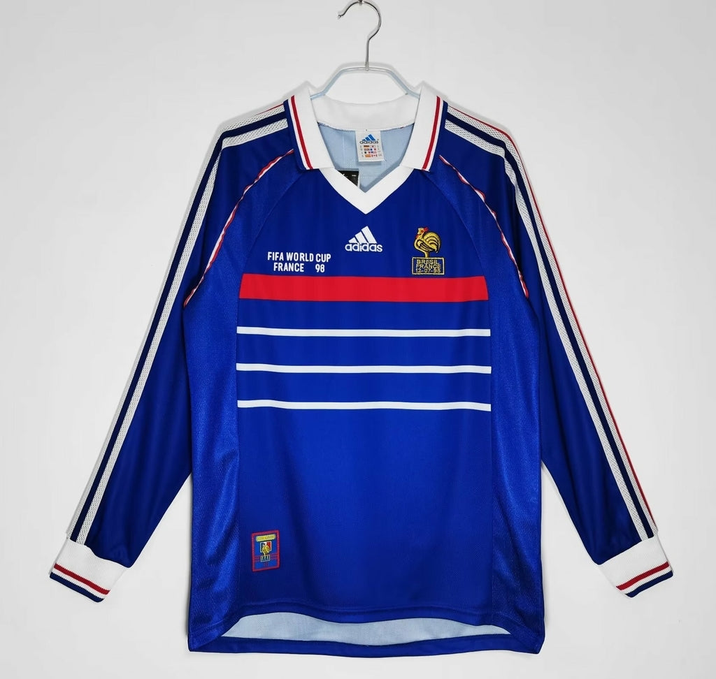 France 1998 home longsleeve retro jersey