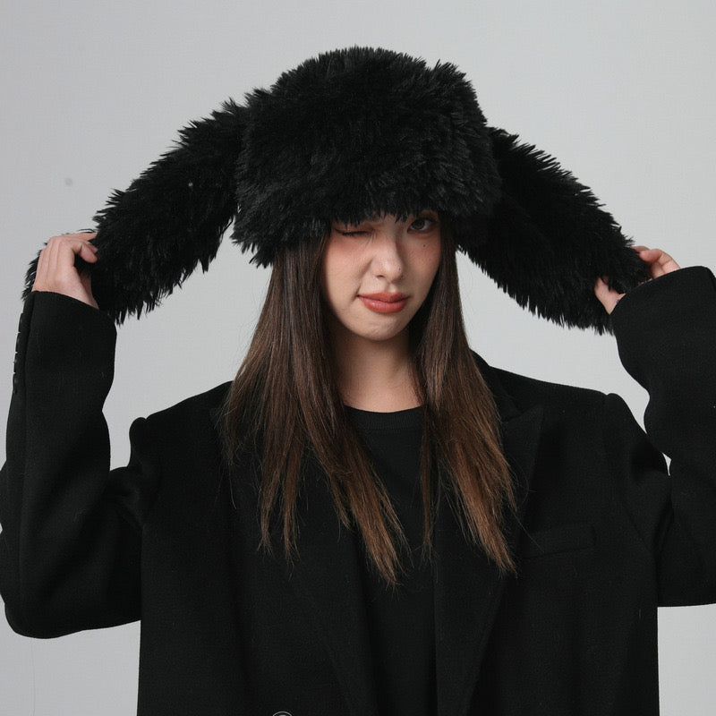 Y2K fur hat