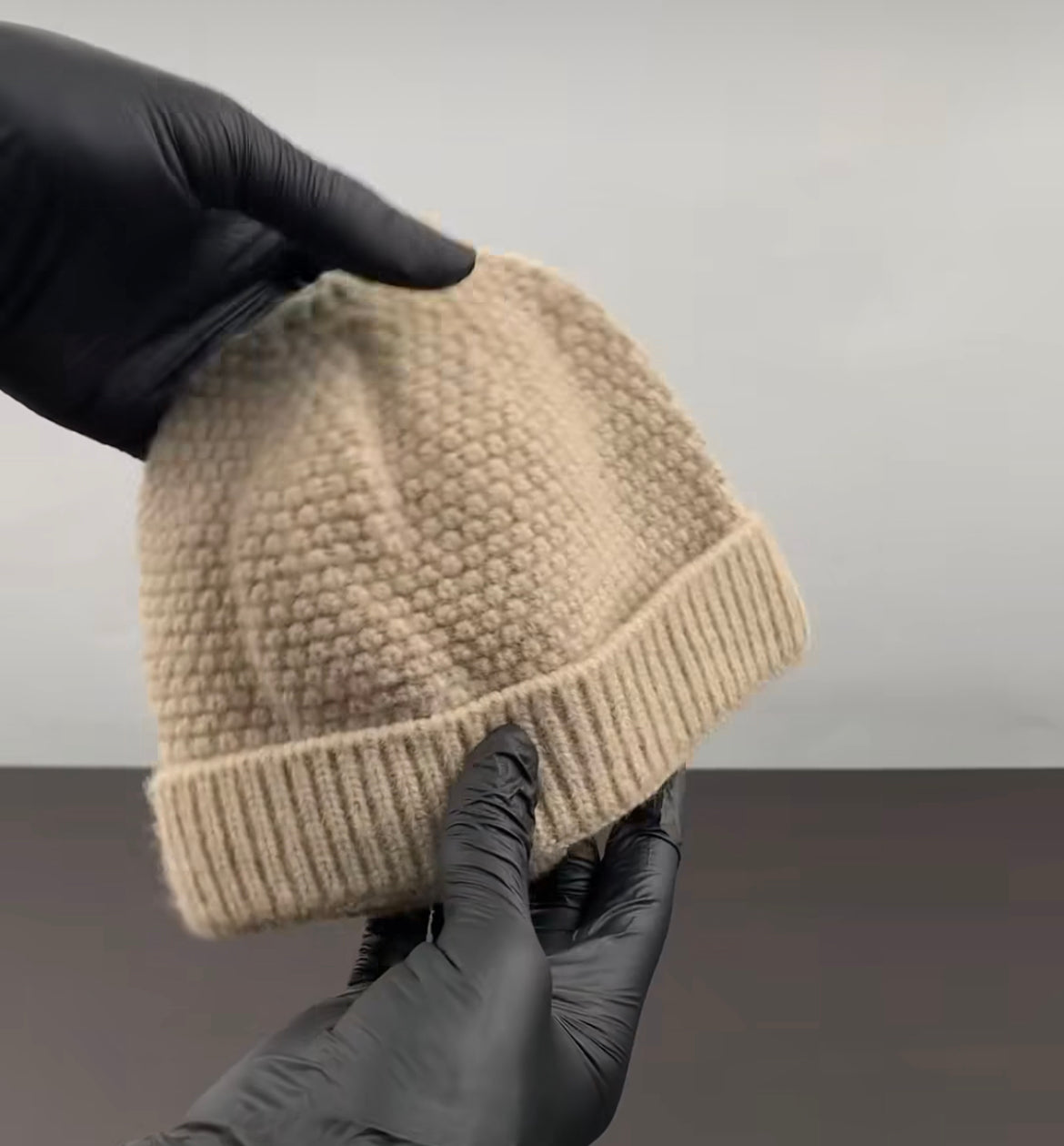 Knitted docker hat