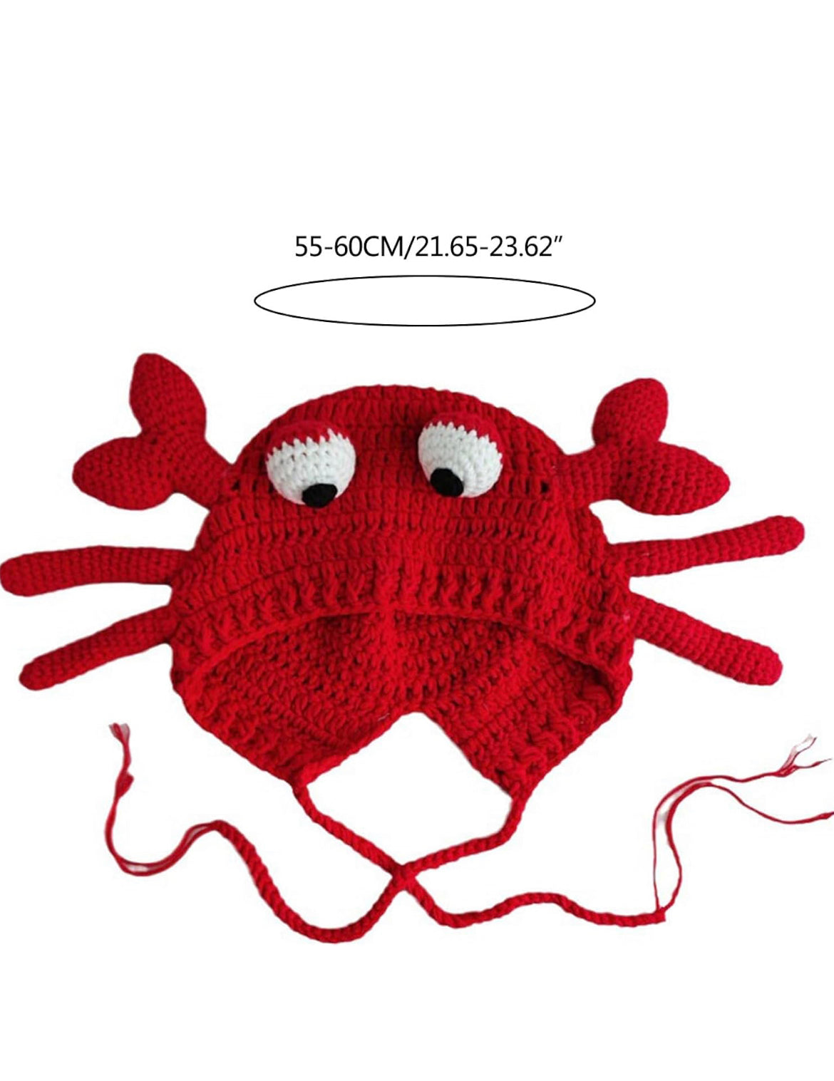 Y2k crabby knitted beanie