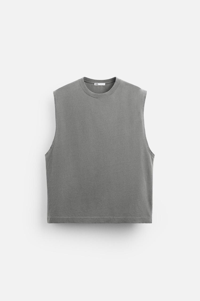 Zara Loose fit sleeveless tee
