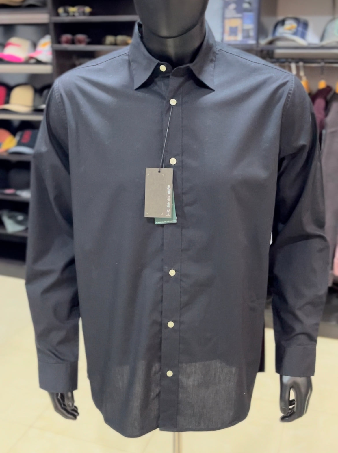 Only & Sons cotton shirt in black