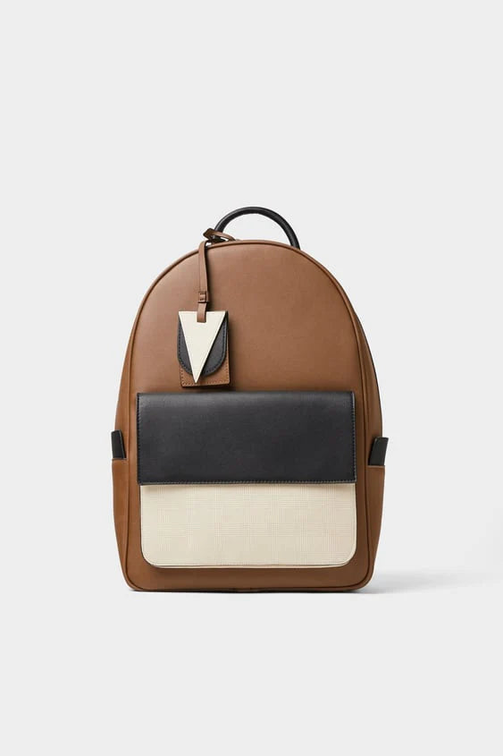ZARA TRICOLOR BACKPACK BAG
Size: Can fit a 15” laptop