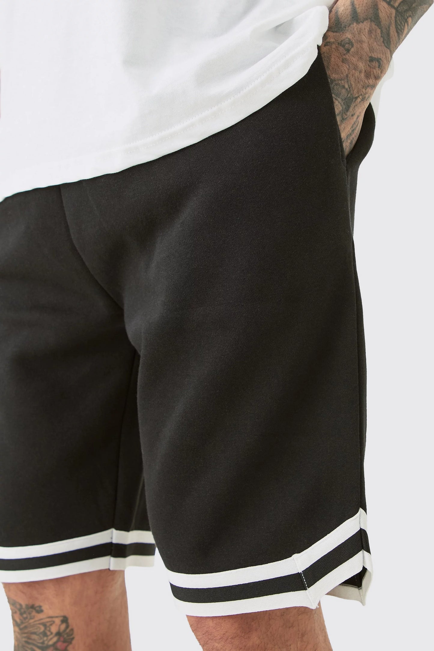 Boohoo basketball basic short