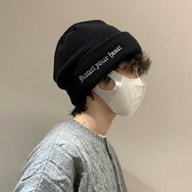 Protect your head waffle beanie