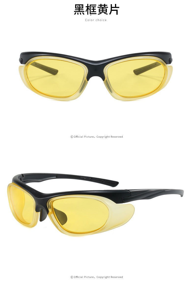 Y2K cycling glasses