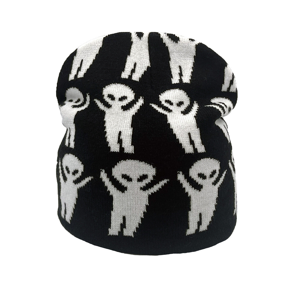 Alien jacquard beanie