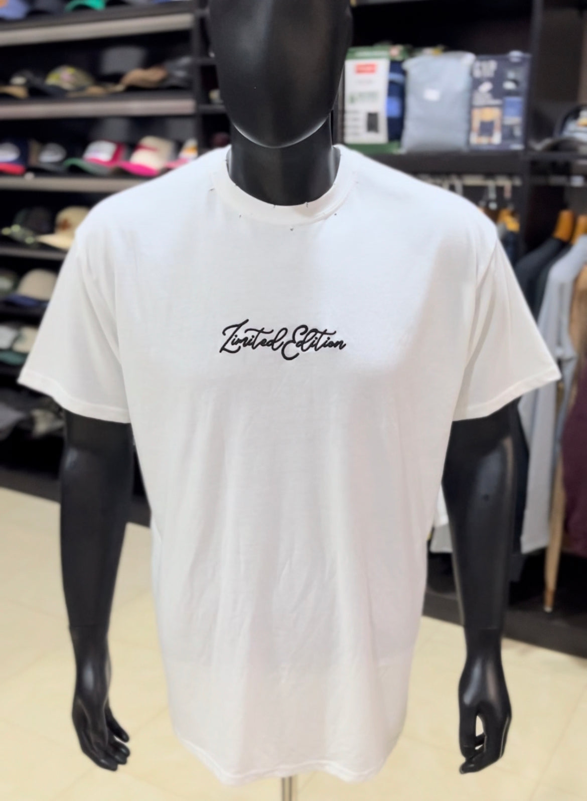 Boohoo limited edition distressed tee