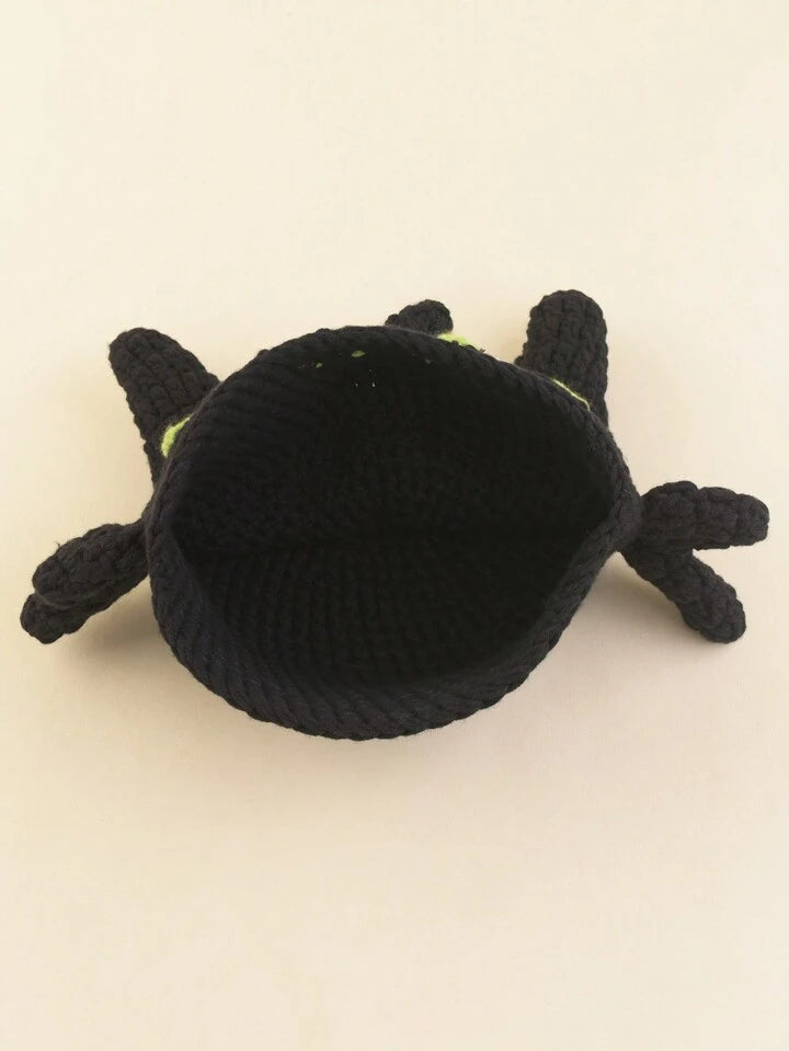 Y2k toothless knight knit beanie