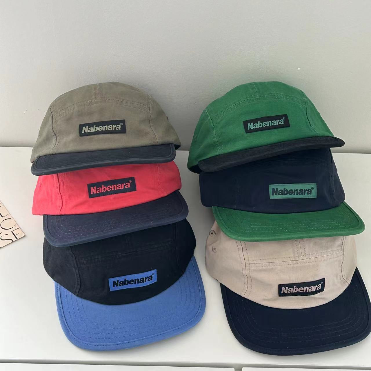 Nabenara washed panel hat