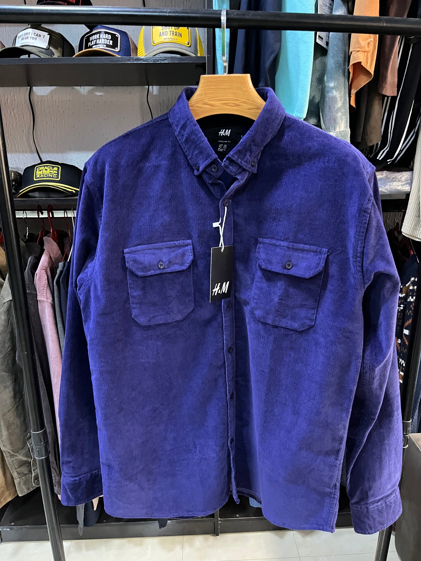 H&M corduroy shirt