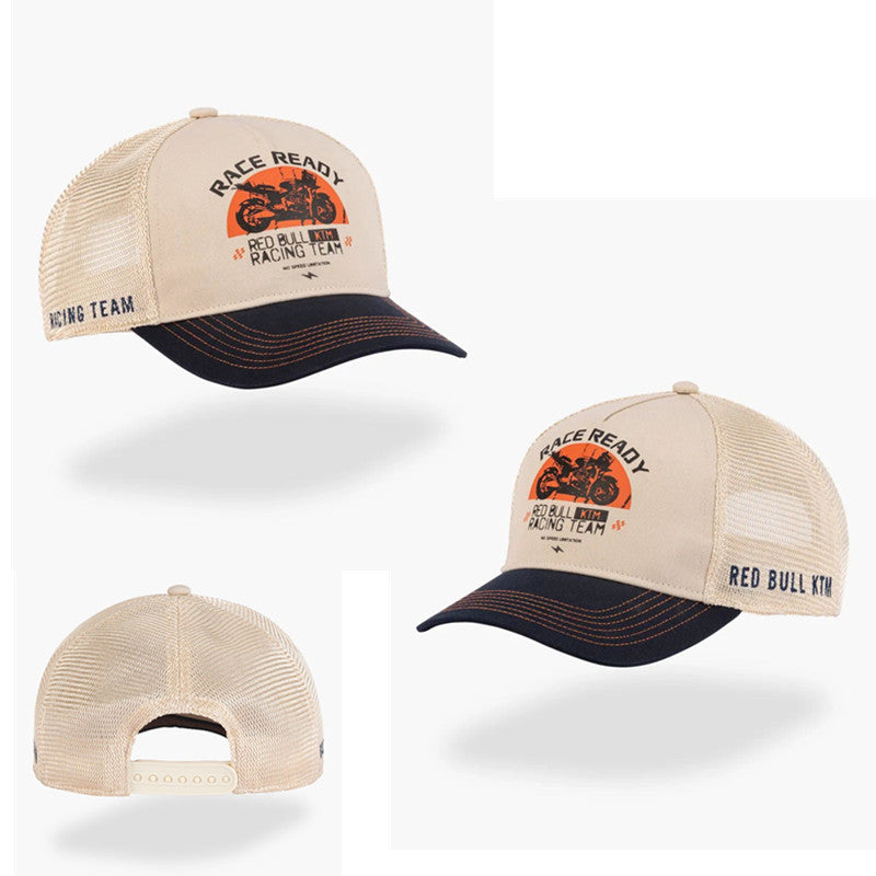 Racing trucker with contrast stitch