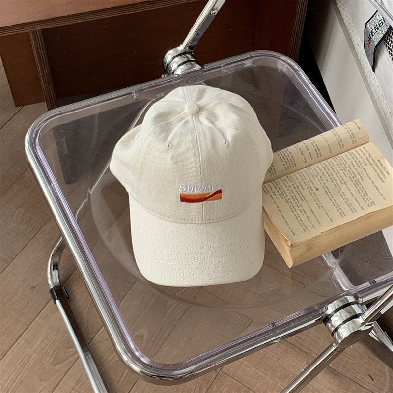 Stitches embroidered dad hat