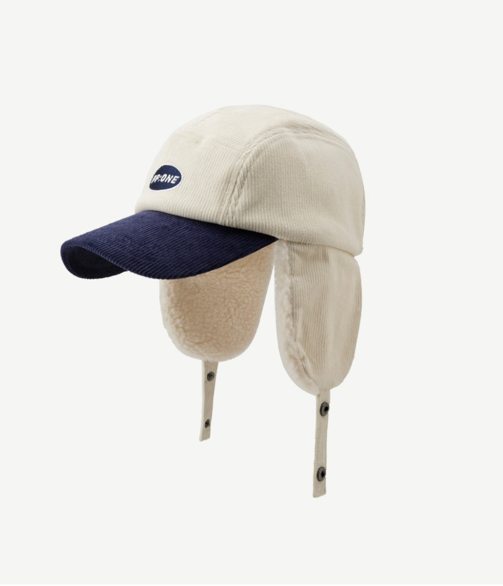 PP corduroy trapper cap