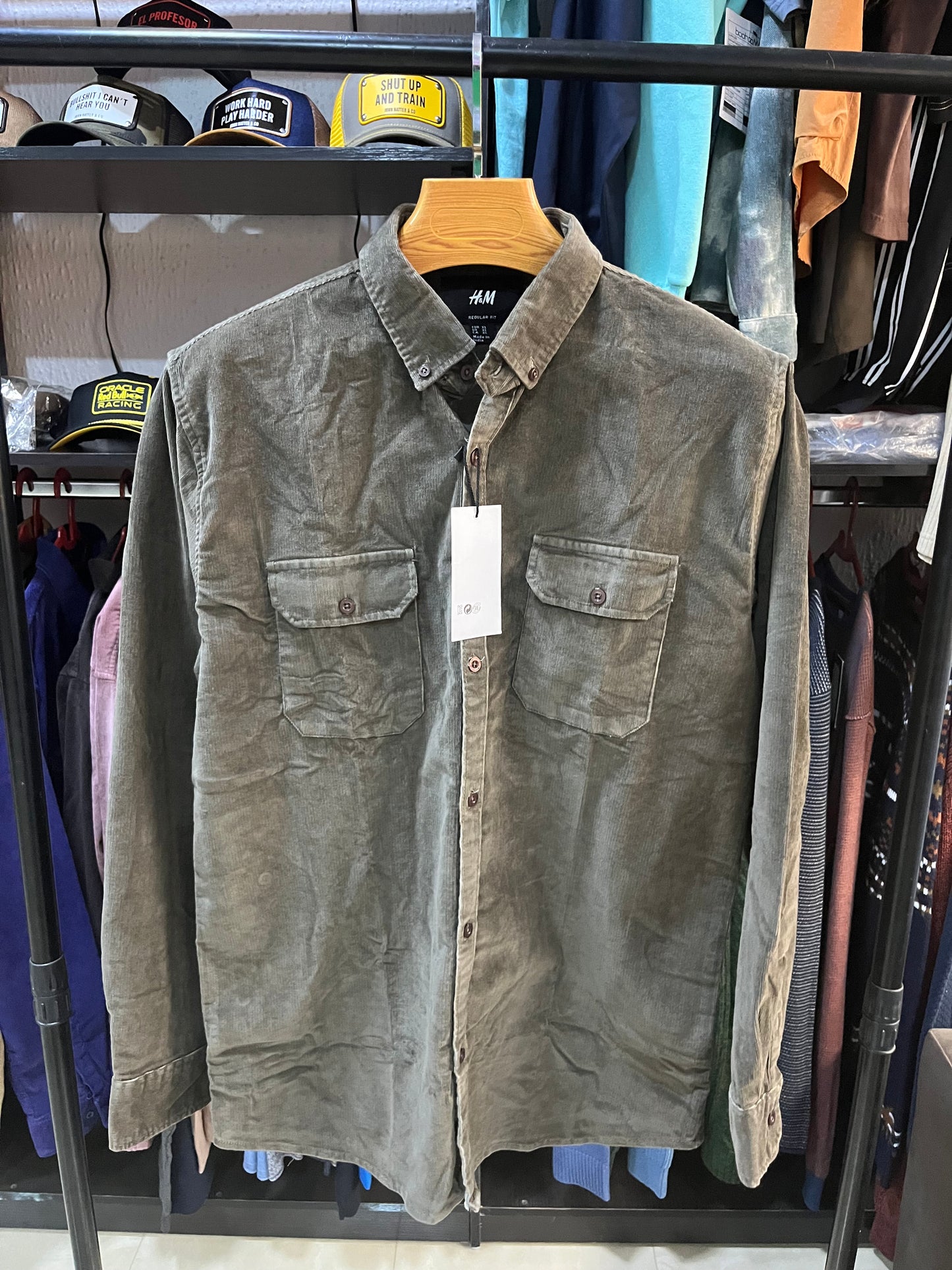 H&M corduroy shirt