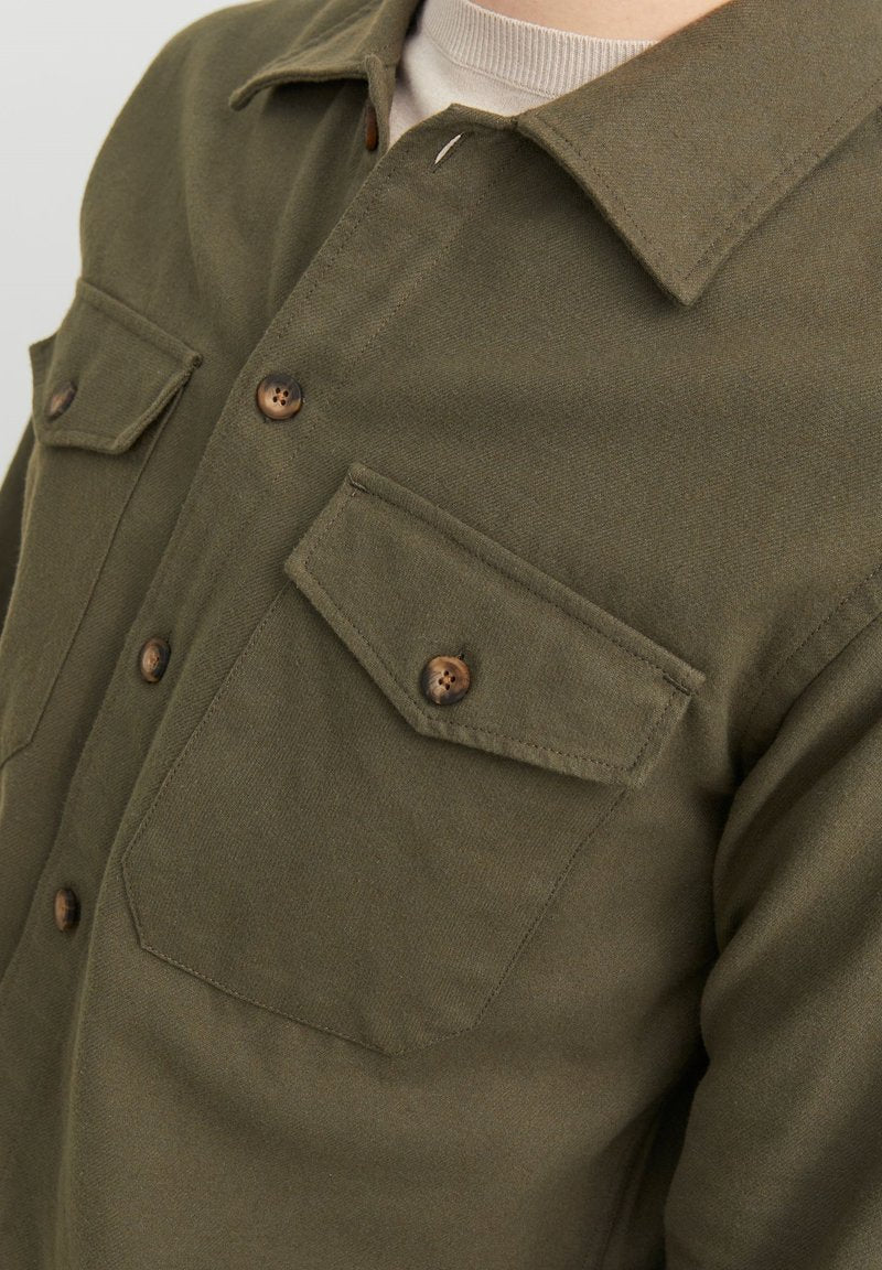 Jack & Jones overshirt dusty oliver