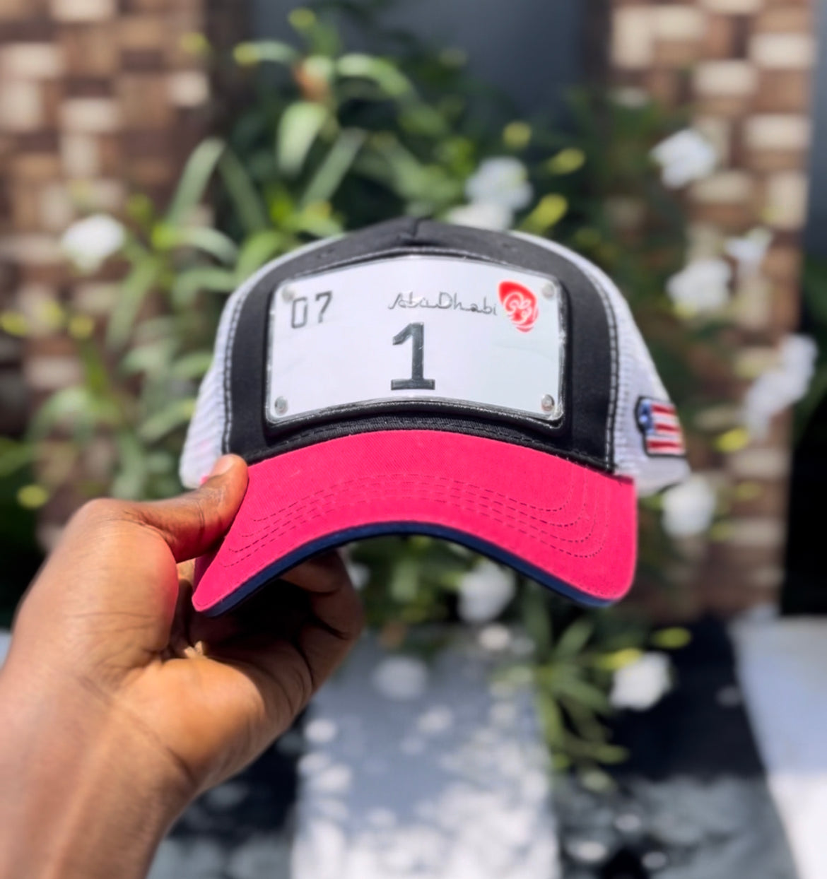 AD 1 plate trucker hat