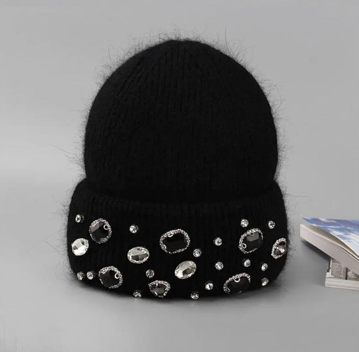 Rhinestone beanie