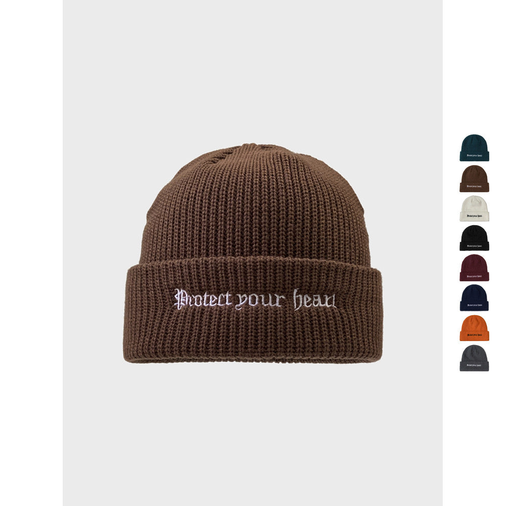 Protect your head waffle beanie
