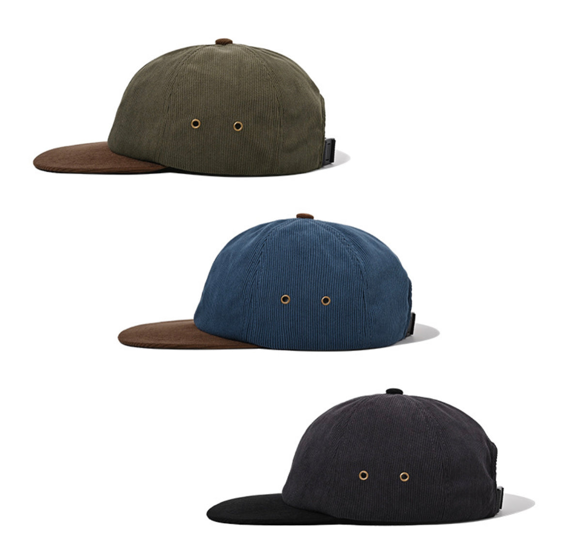 Corduroy dad color block hat