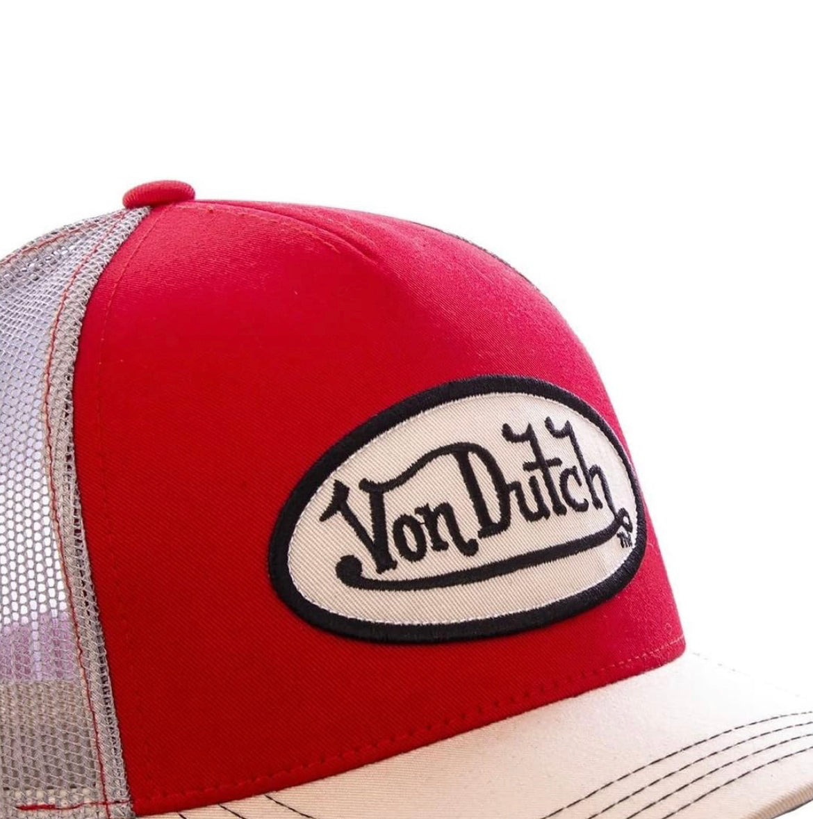 VonDutch RedCream trucker