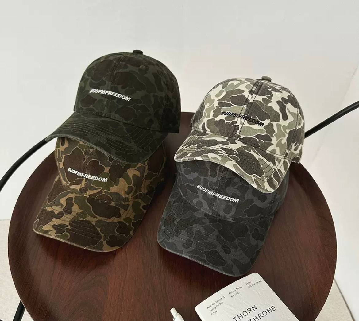 Udfm camo dad hat