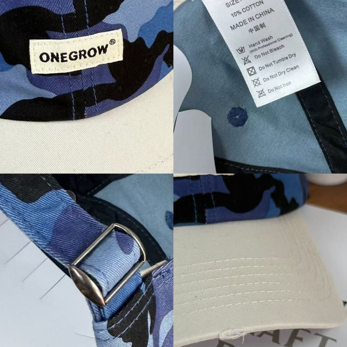 Onegrow camo mix baseball hat