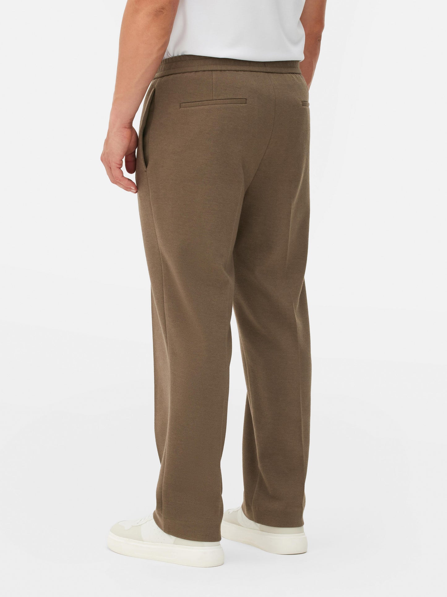 Pack of 2 Kem straight pants (black, brown)