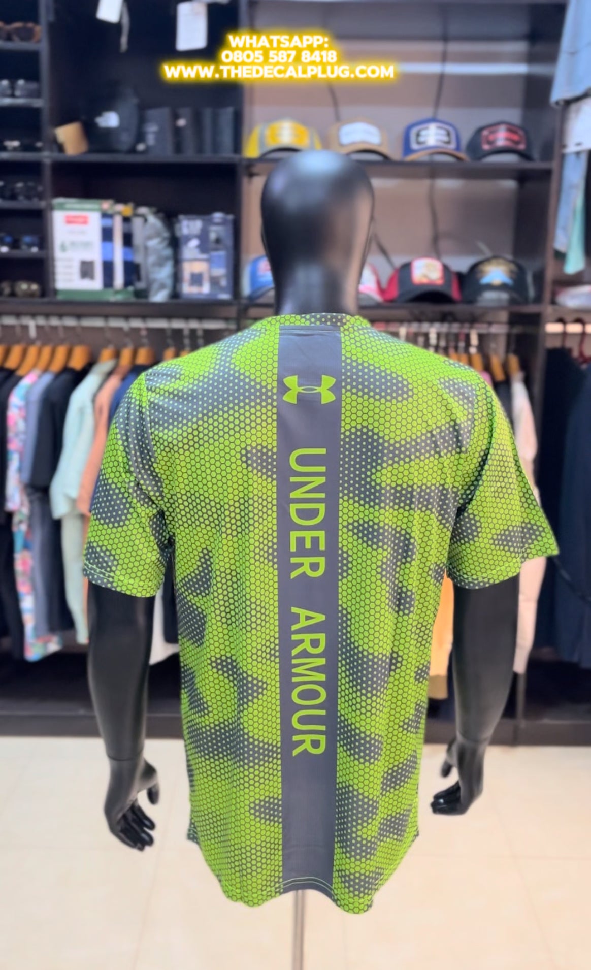 UA neon patterned sport top