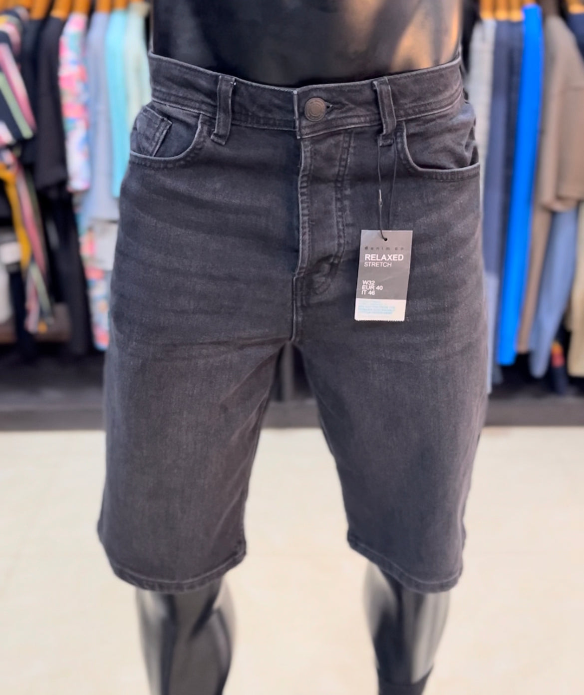 Primark relaxed washed denim short