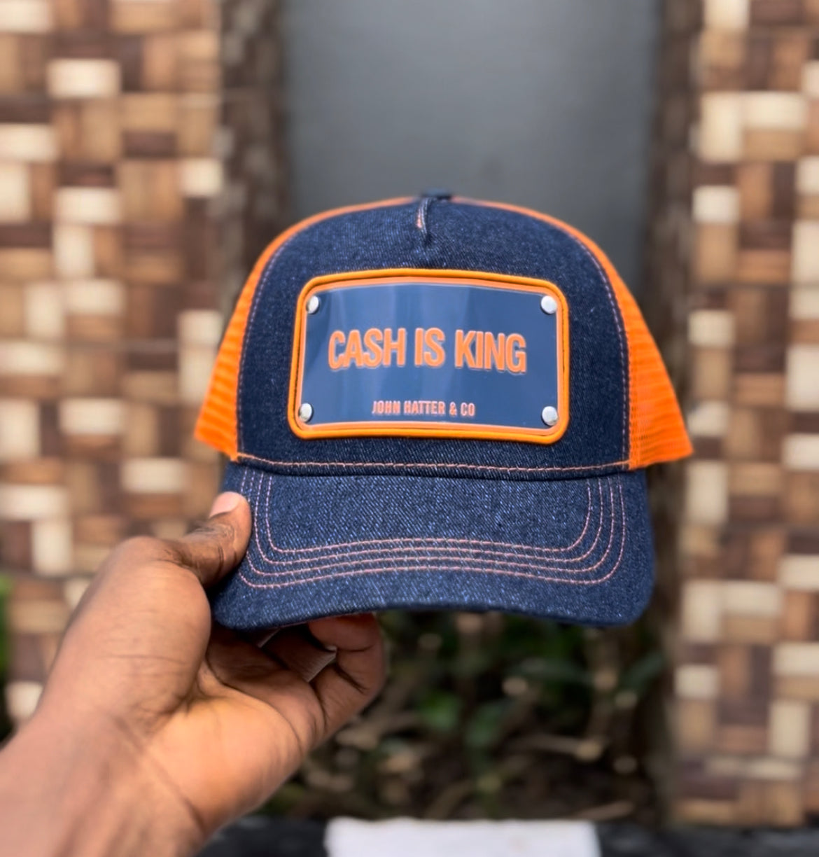 John hatter & Co metal plate trucker
