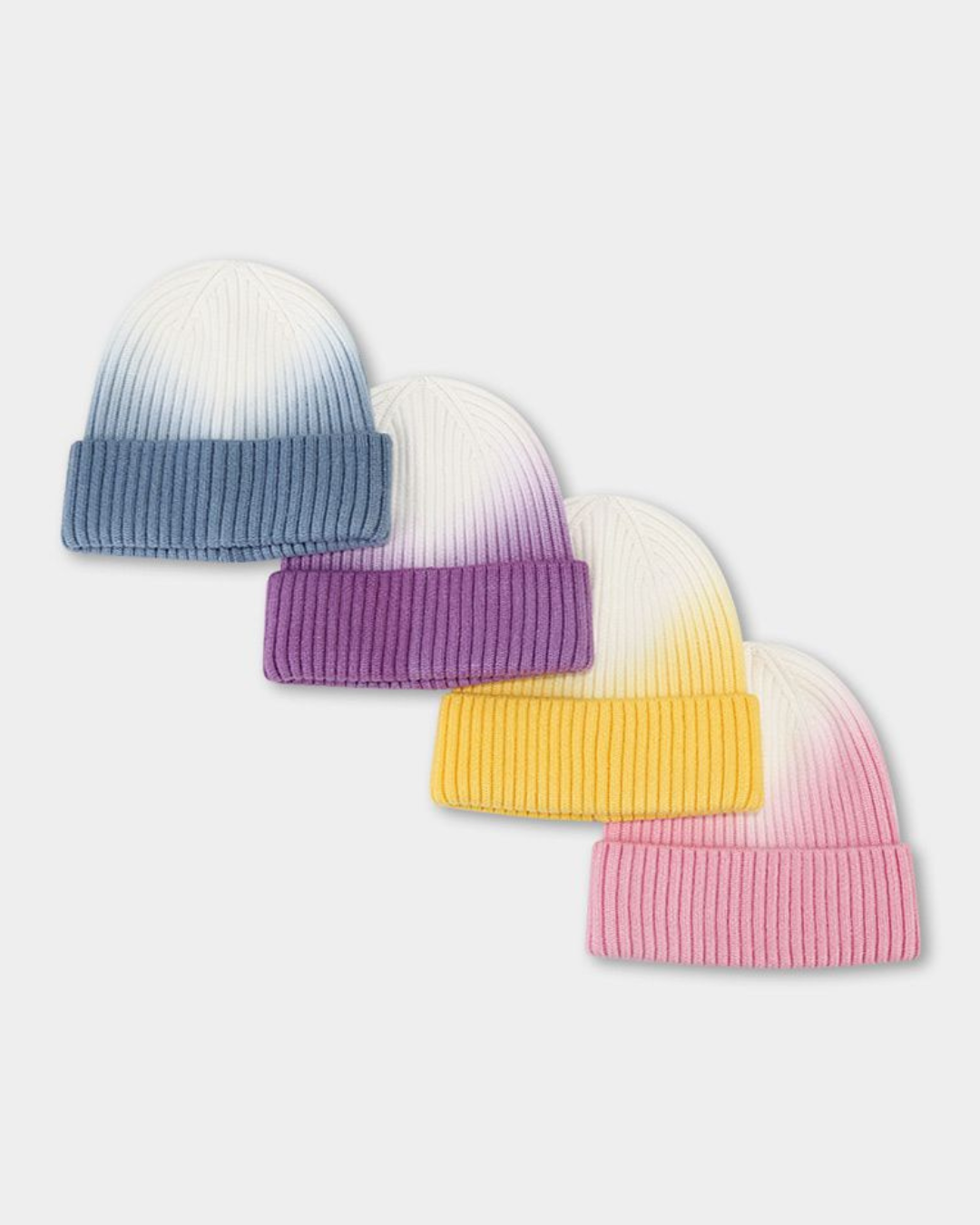 Dip dye beanie