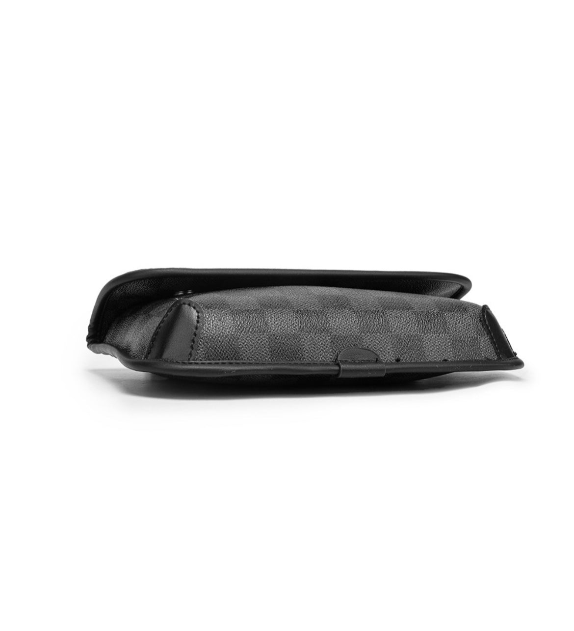 Checked pattern crossbody bag