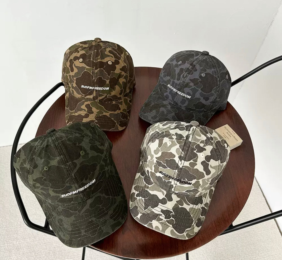 Udfm camo dad hat