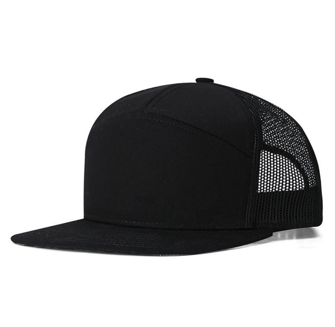 Plain snapback trucker