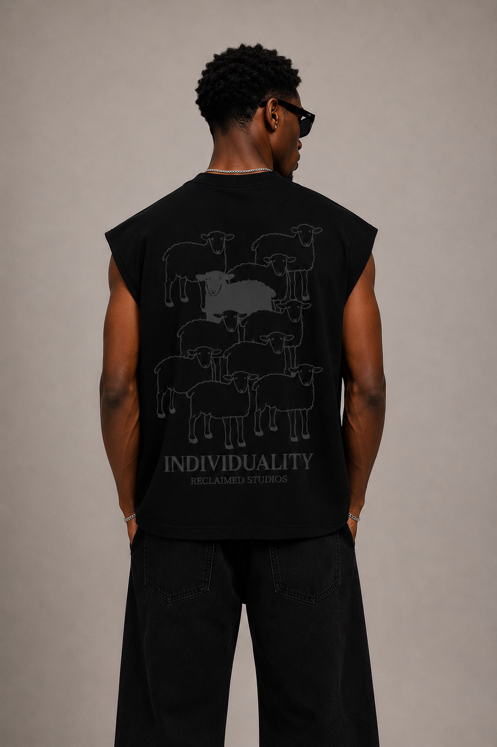 Reclaimed Yard I don’t care sleeveless