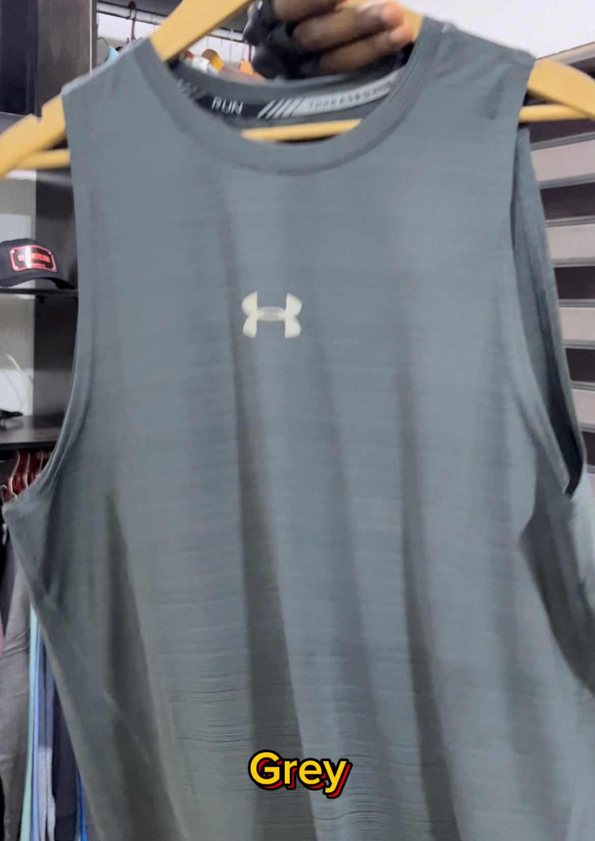 UA sleeveless fitness top