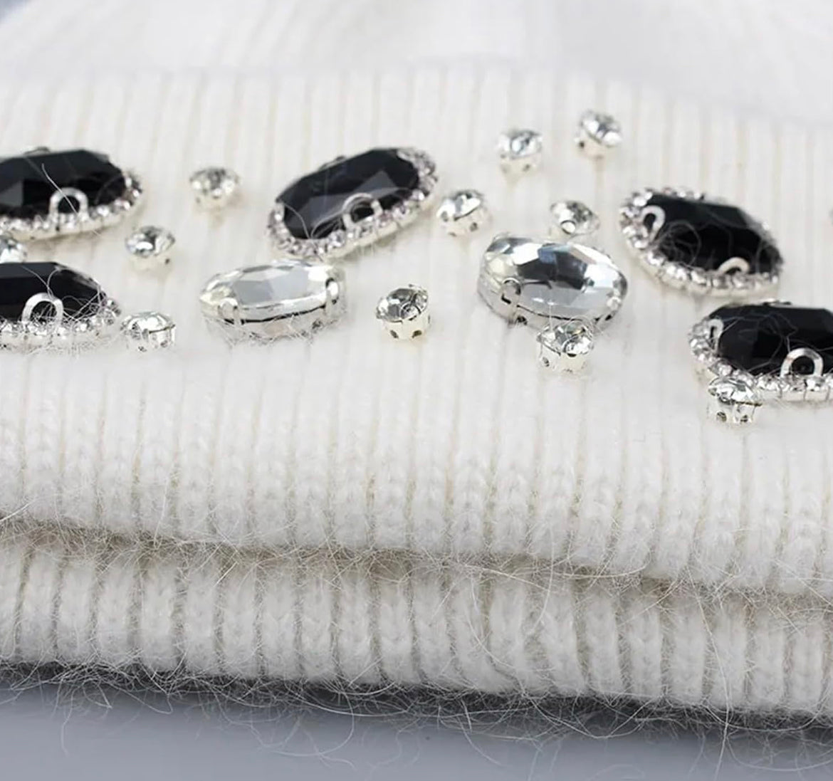 Rhinestone beanie
