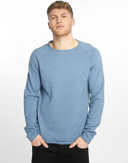 Jack & Jones knit sweatshirt in blue