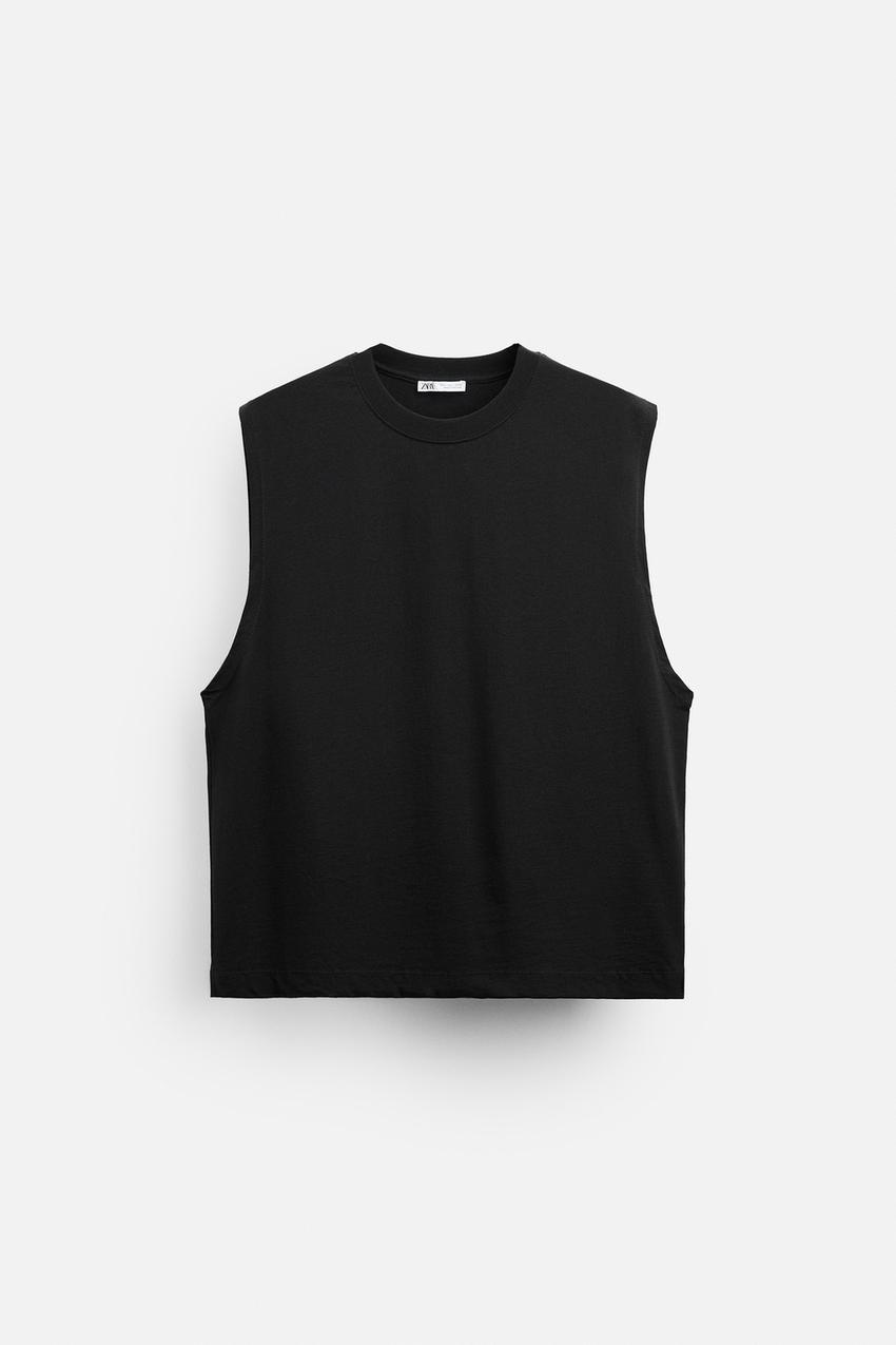 Zara Loose fit sleeveless tee