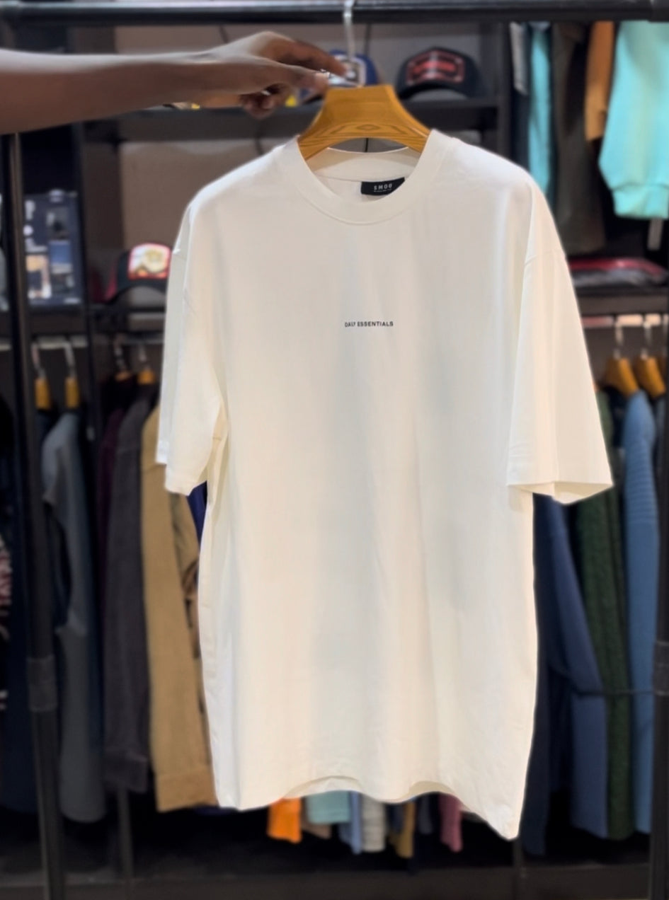 Smog daily essentials tee in white
