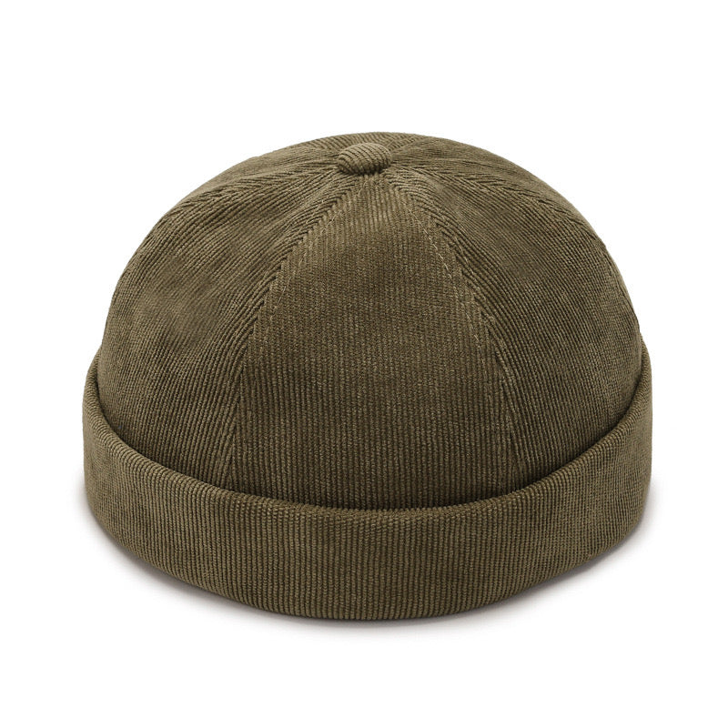 Corduroy docker hat
