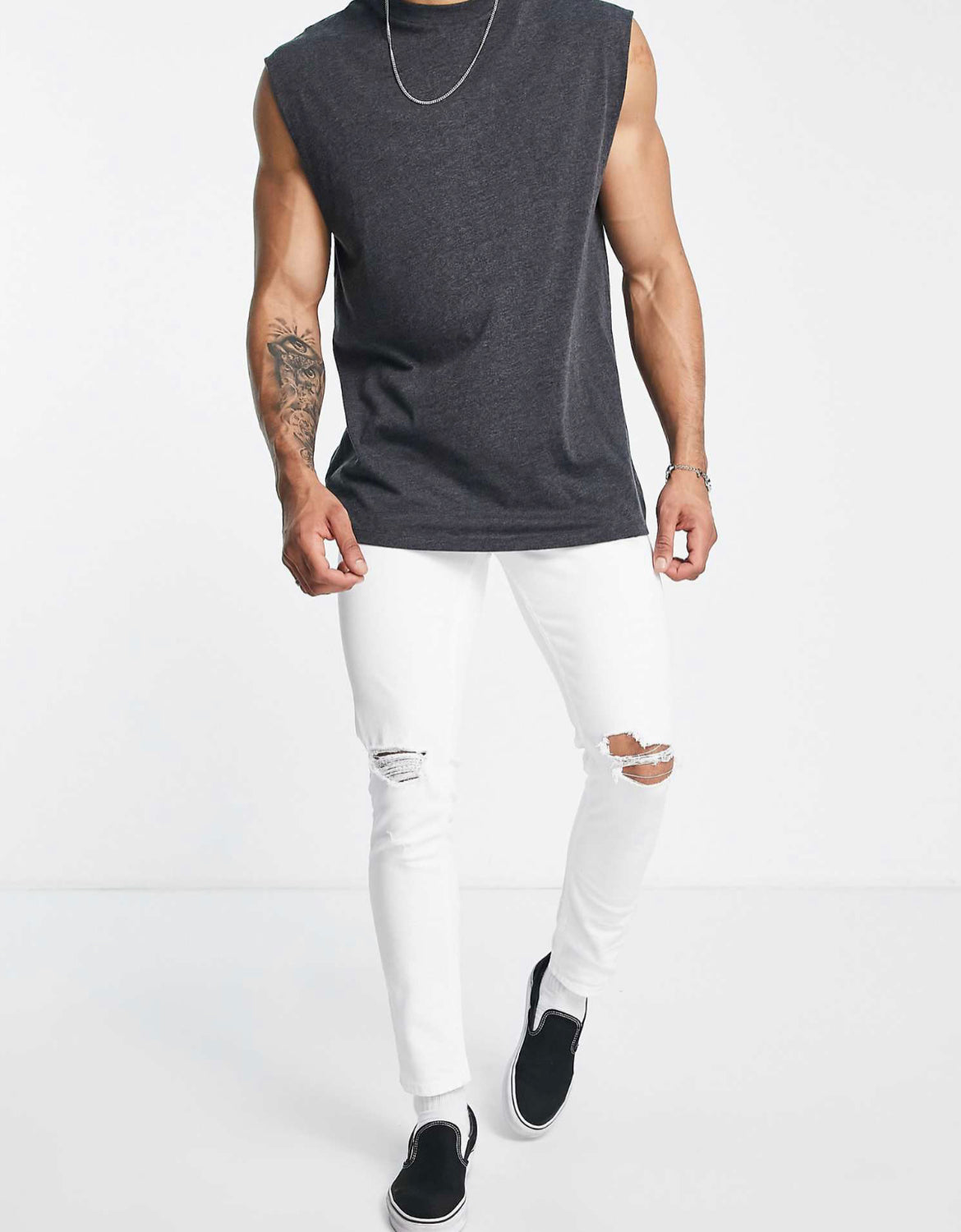 Asos Skinny fit jean in white
