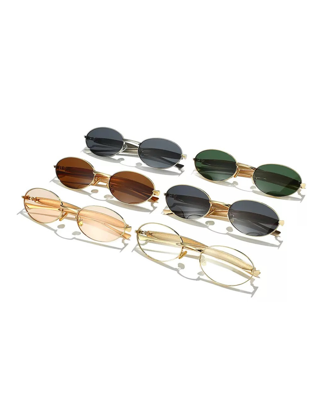 Metal round lens glasses