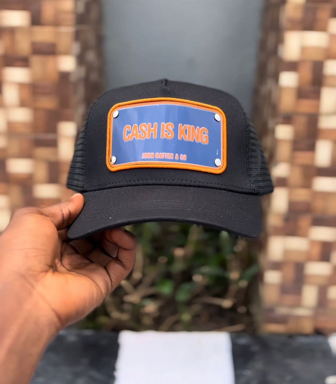 John hatter & Co metal plate trucker